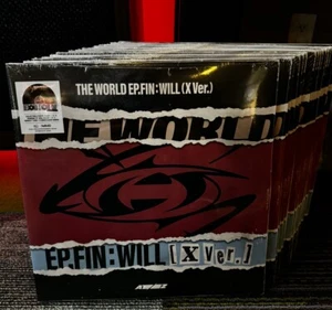 Ateez- THE WORLD EP.FIN : WILL (X Ver.) LP On Random Color W/7” K-Pop RSD - Picture 1 of 2
