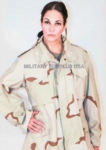 NEW USGI DCU 3 COLOR DESERT CAMO CLASS 4 COLD WEATHER FIELD JACKET COAT SL - Picture 1 of 12