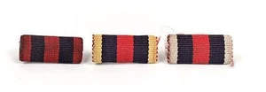 DDR, Satz Bandspangen für  Feuerwehr Medaille für treue Dienste in der freiwilli - Picture 1 of 3