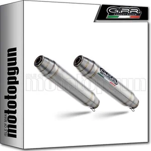 exhaust only stainless steel gpr for triumph scrambler 900 2012 12 2013 13 - Picture 1 of 3