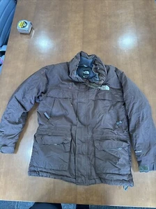 The North Face Parka Boys Size Medium Hyvent Grey Parka Goose Down Winter Jacket - Picture 1 of 13
