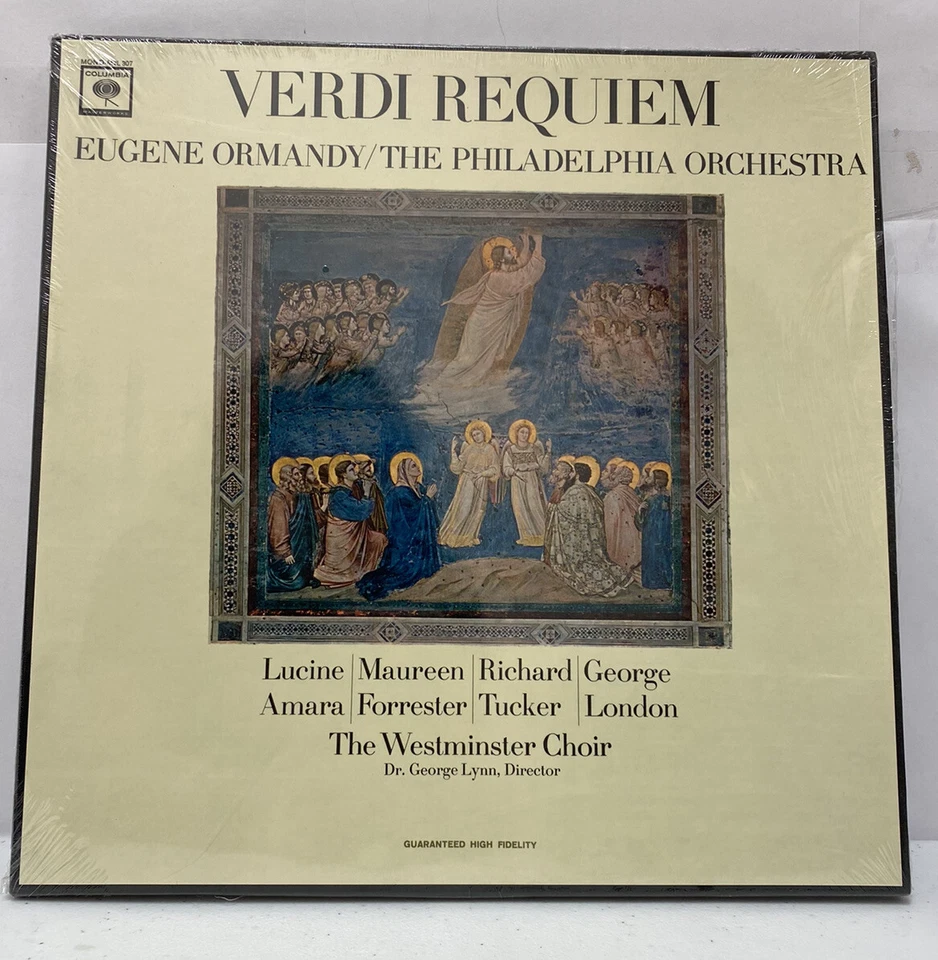 Verdi Requiem Eugene Ormandy/The Philadelphia Orchestra Mono M2L 307 Vinyl - Image 1 of 2