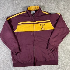 Arizona State Track Jacket Mens Size Large Champion ASU Sun Devils Embroidered - Picture 1 of 13