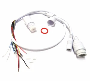 Cable POE LAN impermeable para módulo de placa de cámara IP CCTV, conector resistente a la intemperie - Imagen 1 de 1