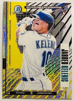 2021 Bowman Mega Chrome JARRED KELENIC Ascensions Mojo Refractor Case Hit SP RC - Image 1 of 2