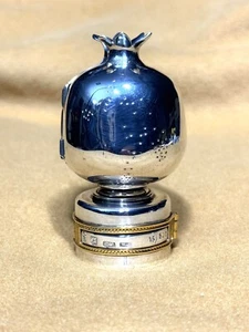 Yossi Swed Masters Sterling Silver Pomegranate Wine Bottle Cork Stopper Judaica - Picture 1 of 18