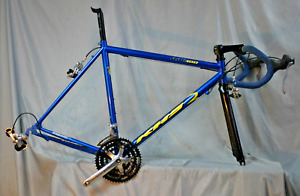 2005 KHS Flite 300 Road Bike Frame 54cm Small Blue Reynolds Chromoly USA Shipper