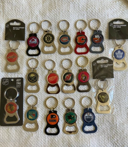 NHL Hockey Team Logo NHL Bottle Opener Key Chain FREE SHIP Cover