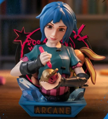 X LEAGUE OF LEGENDS ARCANE FIGURE SERIES CONFIRMED FIGURE TREND XMAS-【POWDER】 - Image 1 of 4