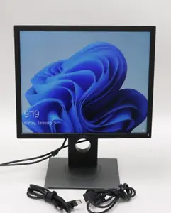 Dell Model P1917S Black Widescreen Flat Panel LCD Monitor with Power & DP Cable - Picture 1 of 7