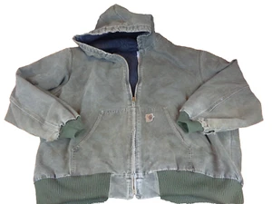 Carhartt Hooded Insulated Duck Jacket J130 MOS 4XL Green Vintage - Bild 1 von 11