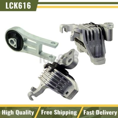 Montaje de motor delantero trasero 3 piezas para Jeep Cherokee 2014 2015 2016 2017 Foto 1 de 4