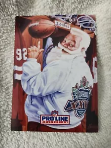 Santa Claus 1992 NFL Football Pro Line Einsatz - Spielzeugmacher Karte - Bild 1 von 2