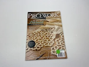 Piecework magazine All This By Hand Spring 2023 Pinwheel Scarf Hungarian Embroid - Picture 1 of 3