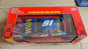 nascar racing champions 1:24 diecast #91 mike wallace 1997 spam dinty moore - Picture 1 of 3