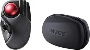2.4Ghz Wireless Finger-Operated Large Size Trackball Mouse & Hard EVA Case (M-HT - Picture 1 of 9