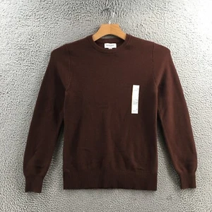 Goodfellow & Co Pullover Herren S braun Strick Baumwollmischung Langarm Rundhals NEU - Bild 1 von 14