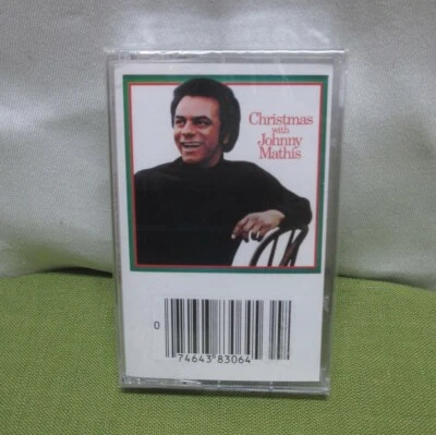 JOHNNY MATHIS Christmas cassette tape Little Drummer Boy 1976 Rudolph NWT Carols - Image 1 of 2