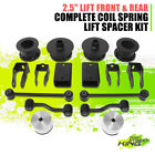 2.5" Front &Rear Complete Coil Spring Lift Spacer Kit for Jeep Wrangler JL 18-22