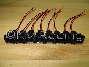 (8x) EV1 Fuel Injector Quick Disconnect Pigtails (Bosch DSM Ford Siemens Deka) - Picture 1 of 6