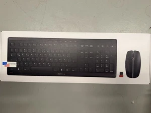 New Cherry Stream Wireless Keyboard and Mouse Combo Black JD-8560US-2 $50 Retail - Picture 1 of 2