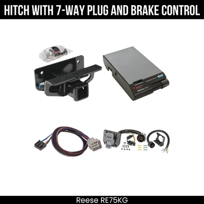 Control de freno Reese enganche remolque paquete para 03-24 Dodge RAM 1500 03-10 2500 3500 44603 Foto 1 de 4