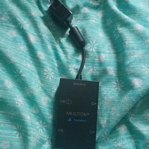 Sony PlayStation 2 PS2 Official Multitap Black SCPH-10090 4 Player Adapter - Picture 1 of 7