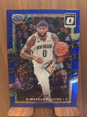 Panini Donruss Optic 2017-18 - DeMarcus Cousins #92 Blue Velocity Prizm Foto 1 de 2