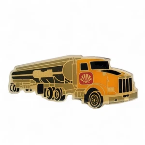 Shell Öltankwagen Firmen Emaille Anstecknadel Oldtimer Semi - Bild 1 von 9