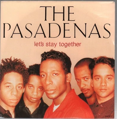 Pasadenas Let's Stay Together 7" vinyl Netherlands Columbia 1992 B/w more time - Image 1 of 2
