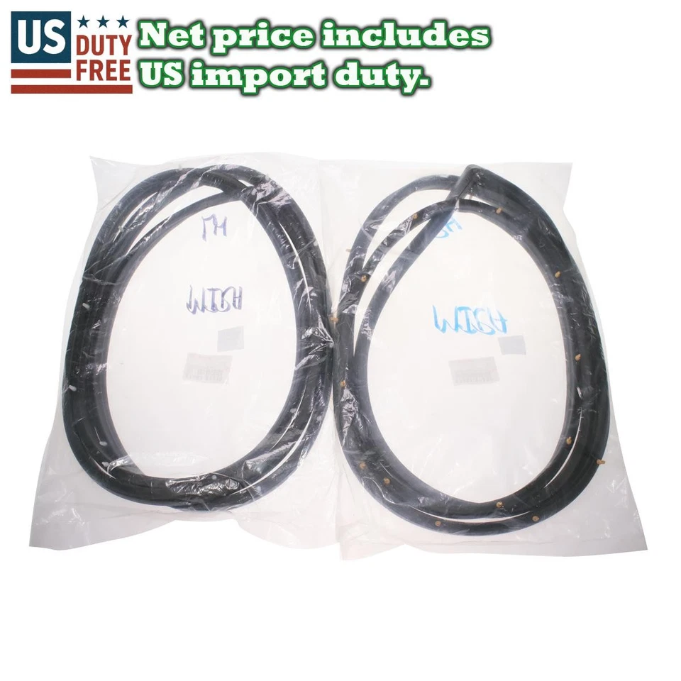 Fit Daihatsu Mira Hatchback L80 Series Cuore Handi Miracab Door Weatherstrip Set - Image 1 of 4