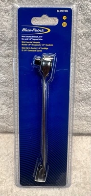 Blue-Point Mini Ratchet Wrench 1/4" Hex and 1/4" Square Drive (BLPBTW6)