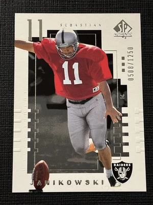 2000 Upper Deck SP Authentic #112 Sebastian Janikowski Rookie Card RC #0508/1250 - Image 1 of 3
