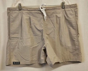 Columbia Para Hombre Pantalones Cortos Caqui Bolsillos Cremallera Talla M 40 con 5" Entrepierna Senderismo Informal T307 - Imagen 1 de 7