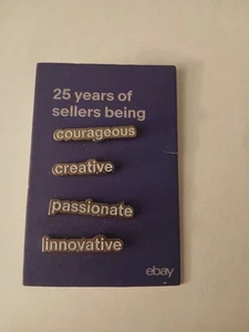 EBAY Swag 25th Anniversary Sellerbration Pin 4er Set (4) NEU  - Bild 1 von 2