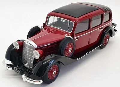 Triple 9 1/18 Scale 1800102 - 1936 Mercedes Benz 260D Pullman Landualet - Red - Image 1 of 4