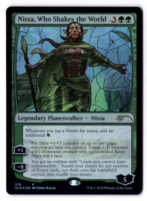 Nissa, Who Shakes The World NM* FOIL Secret Lair ENGLISH 518 mtg -UnltdCards - Image 1 of 2