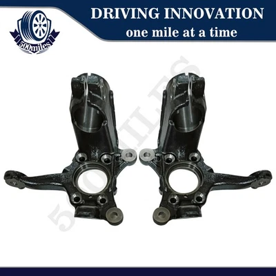 Set of 2 Front Steering Knuckle For Volkswagen Beetle Passat Jetta 2011 - 2018 - Image 1 of 4