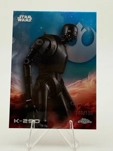 2025 Topps Chrome Star Wars K-2SO #67 /150 146/150 - Bild 1 von 2