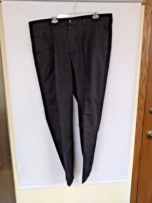 Pantalones de vestir Lee personalizados calce relajado mezcla de algodón negros para hombre - talla 42 x 34 Foto 1 de 4