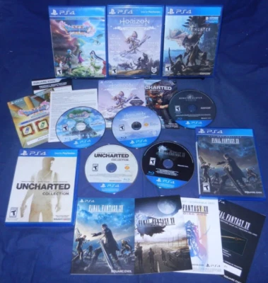 PS4: Dragon Quest XI, Horizon Zero Dawn, Uncharted Coll, Monster Hunter World, + - Изображение 1 из 4