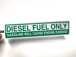 2x Advertencia Etiqueta Verde Combustible Diesel Solo Gas Causará Daños Calcomanía Pegatina Tanque - Imagen 1 de 1