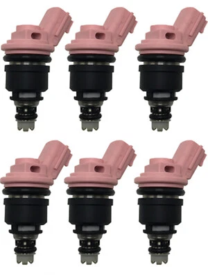 JUEGO DE 6 INYECTORES DE COMBUSTIBLE 16600-57Y01 PARA NISSAN MAXIMA SENTRA 200SX NX 1991-99 Foto 1 de 4