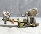 Tuskers Henry And  Henrietta On The Up Elephants Figure Ornament 