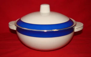 Ancienne soupière ceramique BADONVILLER bleu et blanc N°1 - Faience Porcelaine - Picture 1 of 6