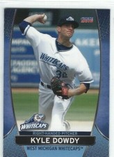 2016 West Michigan Whitecaps (Class A-Detroit Tigers) Kyle Dowdy