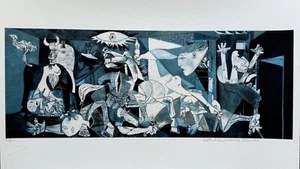Pablo Picasso GUERNICA Estate Signed Limited Edition Giclee Art 16" x 24" - Picture 1 of 9