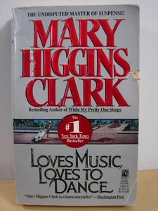Loves Music, Loves to Dance by Mary Higgins Clark (1992 Paperback) 5296 - Foto 1 di 3