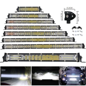 7 13 20 25 32 38 45 50" 480W 8D Ultra Slim Led Work Light Bar Car Trucks SUV UTE - Foto 1 di 57