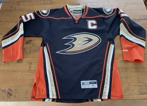 Reebok Premier NHL Anaheim Ducks Getzlaf #15 Jersey Adult Mens Medium Cover